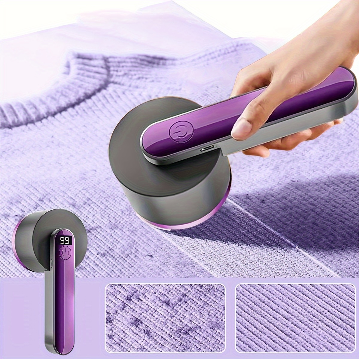 Lint Remover Fabric Shaver Usb Rechargeable Electric Lint - Temu