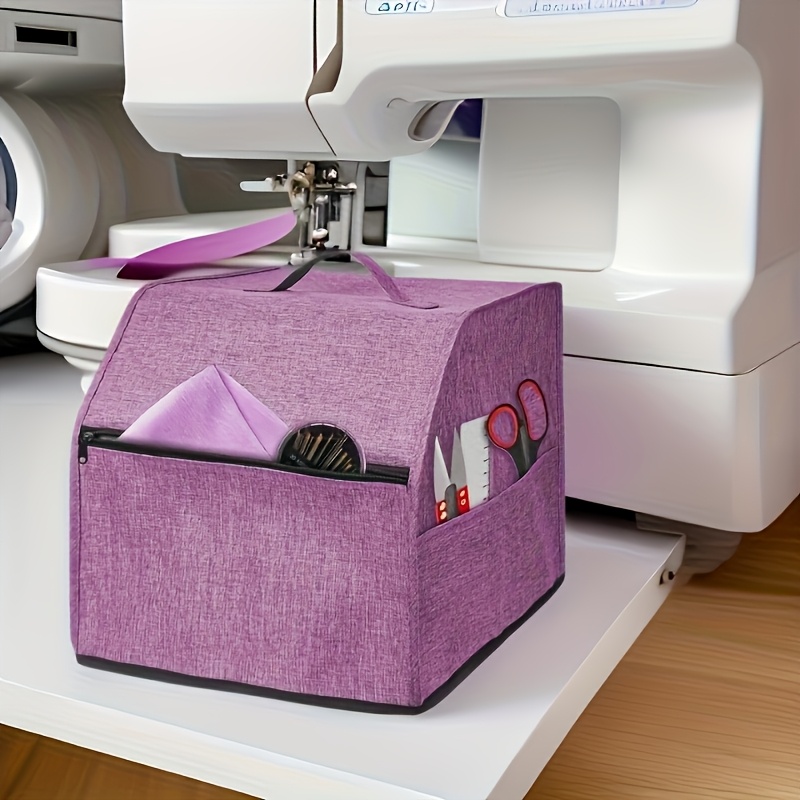 TEMU Universal Overlock Machine Dust Cover, Home Sewing Machine Protective Cover, Sewing Storage Cover