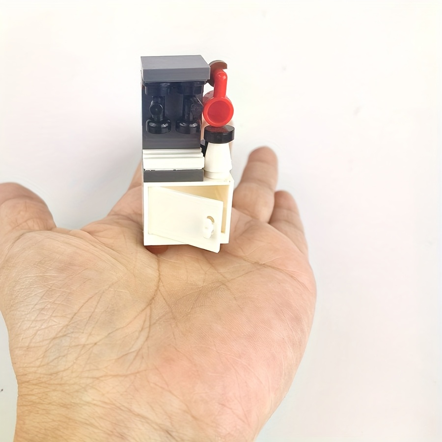 Mini Coffee Machine & Water Dispenser Building Blocks Set