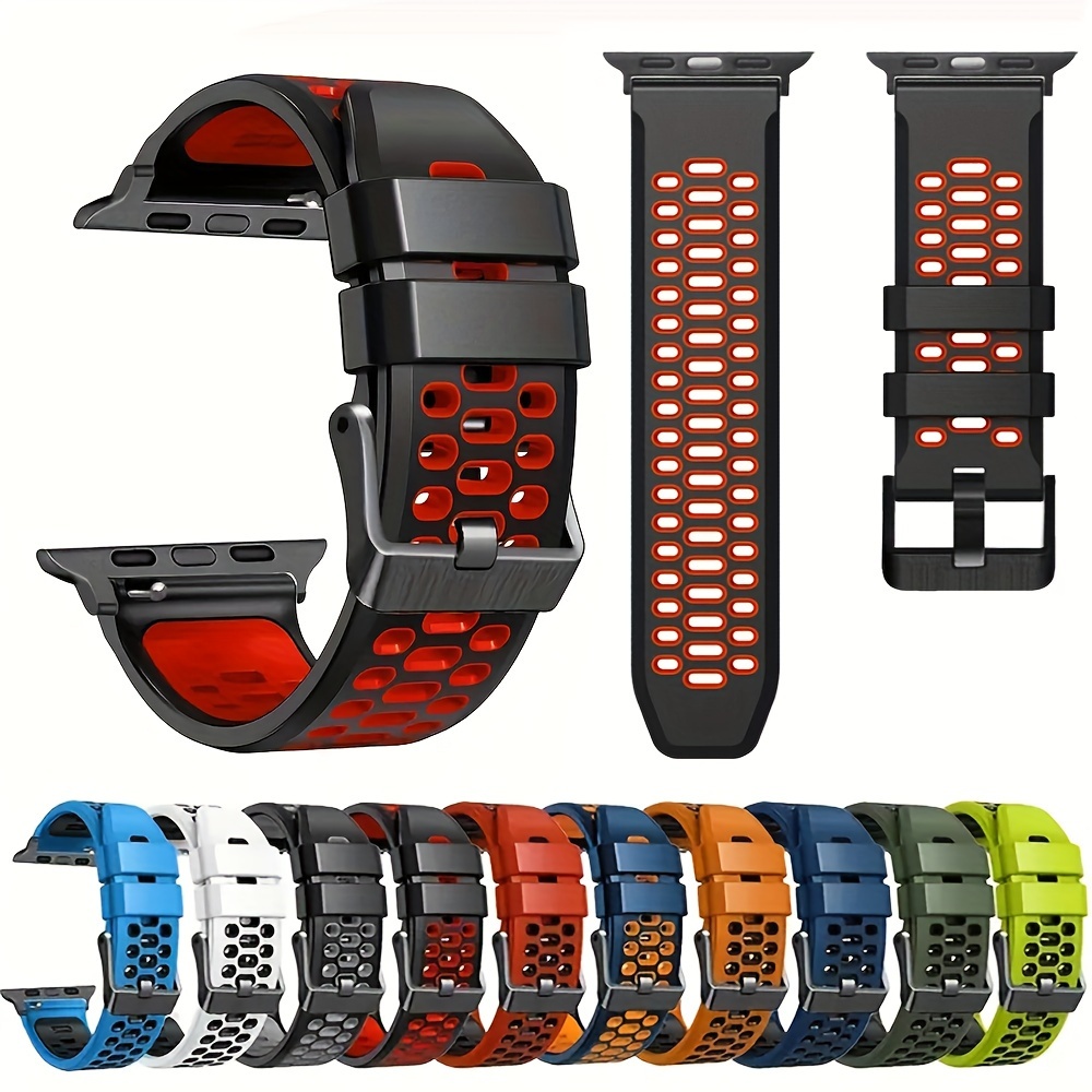 New Strap for Apple watch Ultra 49mm Sports Band for iWatch Series 11 10 9 8 7 SE 6 5 4 3 46mm 45mm 44mm 42mm Bracelet Wristbands