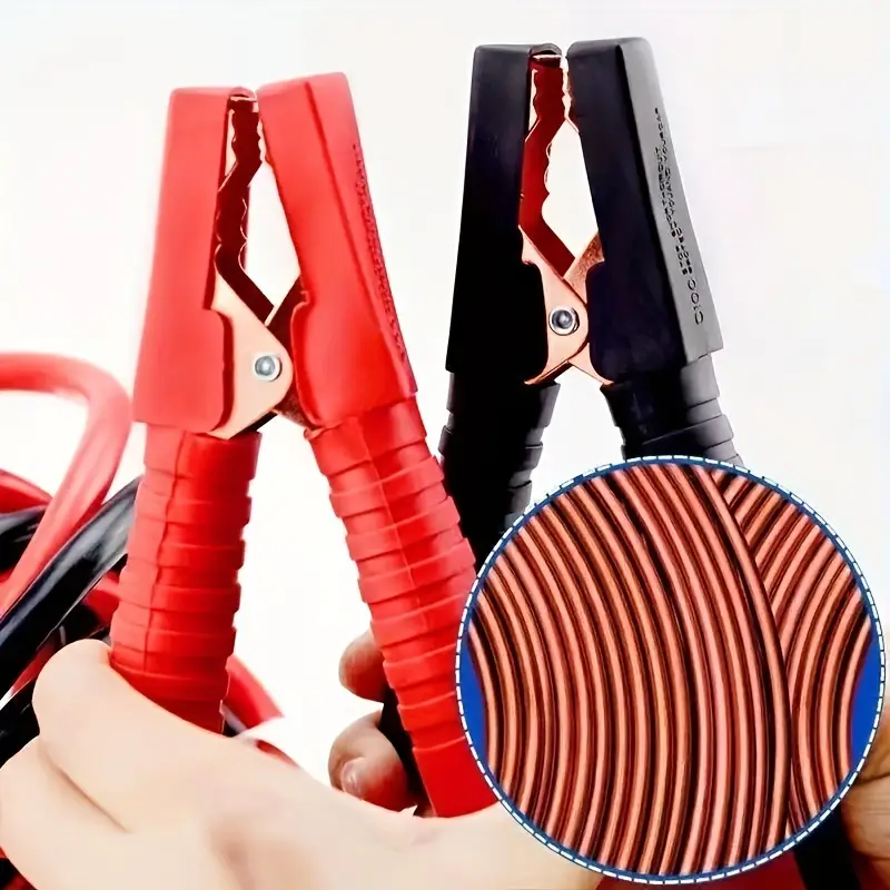 car battery jumper cable booster battery cable for sedans trucks and suvs 4 12ft details 3
