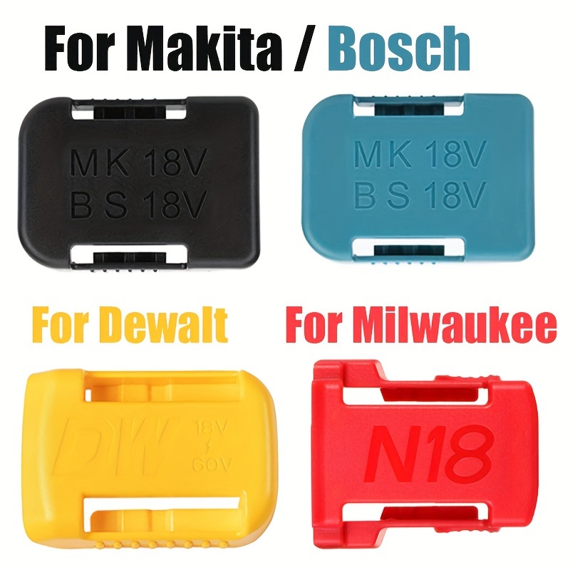 

5-pack Plastic Battery Holders For Makita/bosch// – Durable Tool Belt Accessory, No Electricity Needed