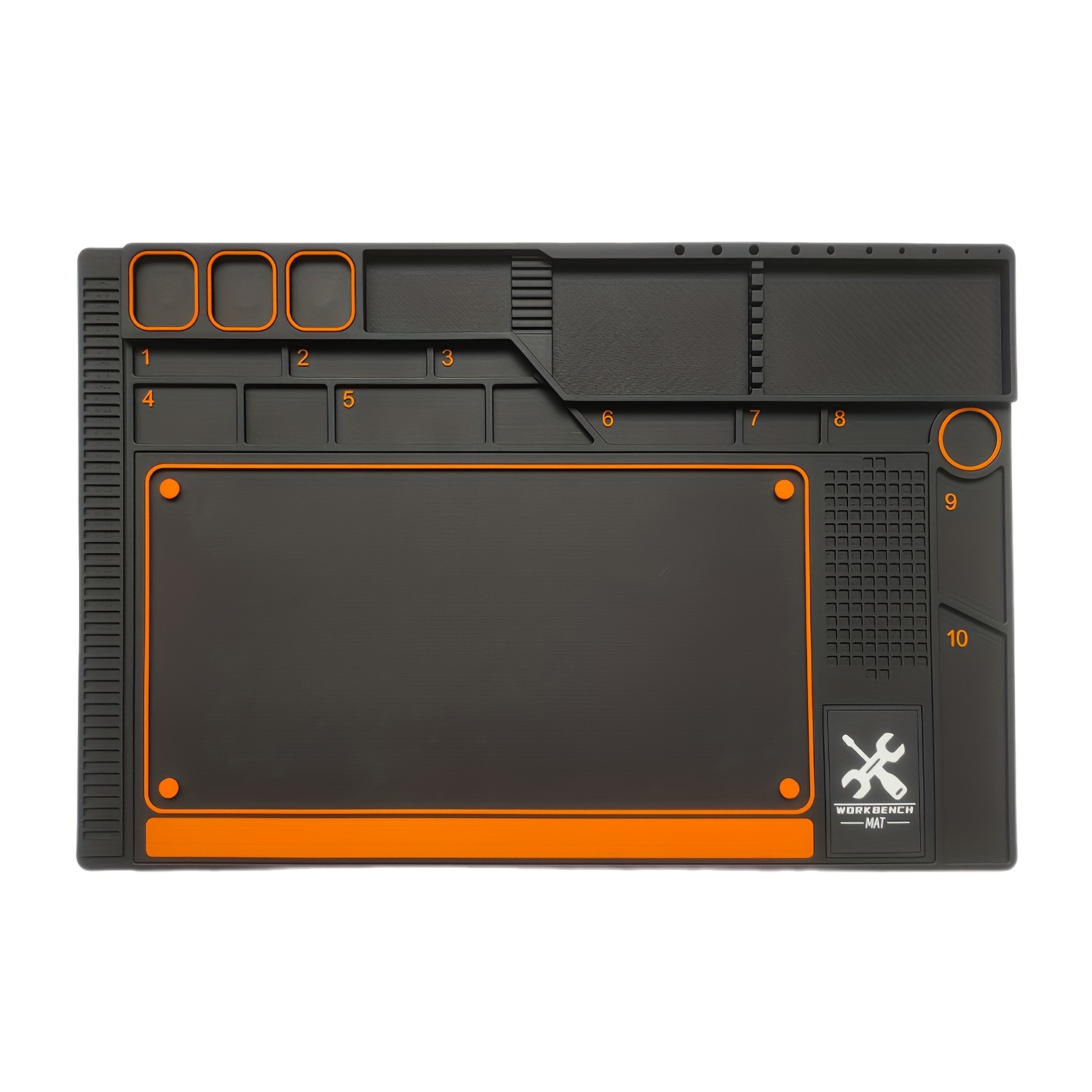 Temu – TEMU Modular Hobby Workbench Mat For Rc Cars, Fpv Drones And Electronics – Premium Non-slip Desk Pad With Parts Sorting Trays