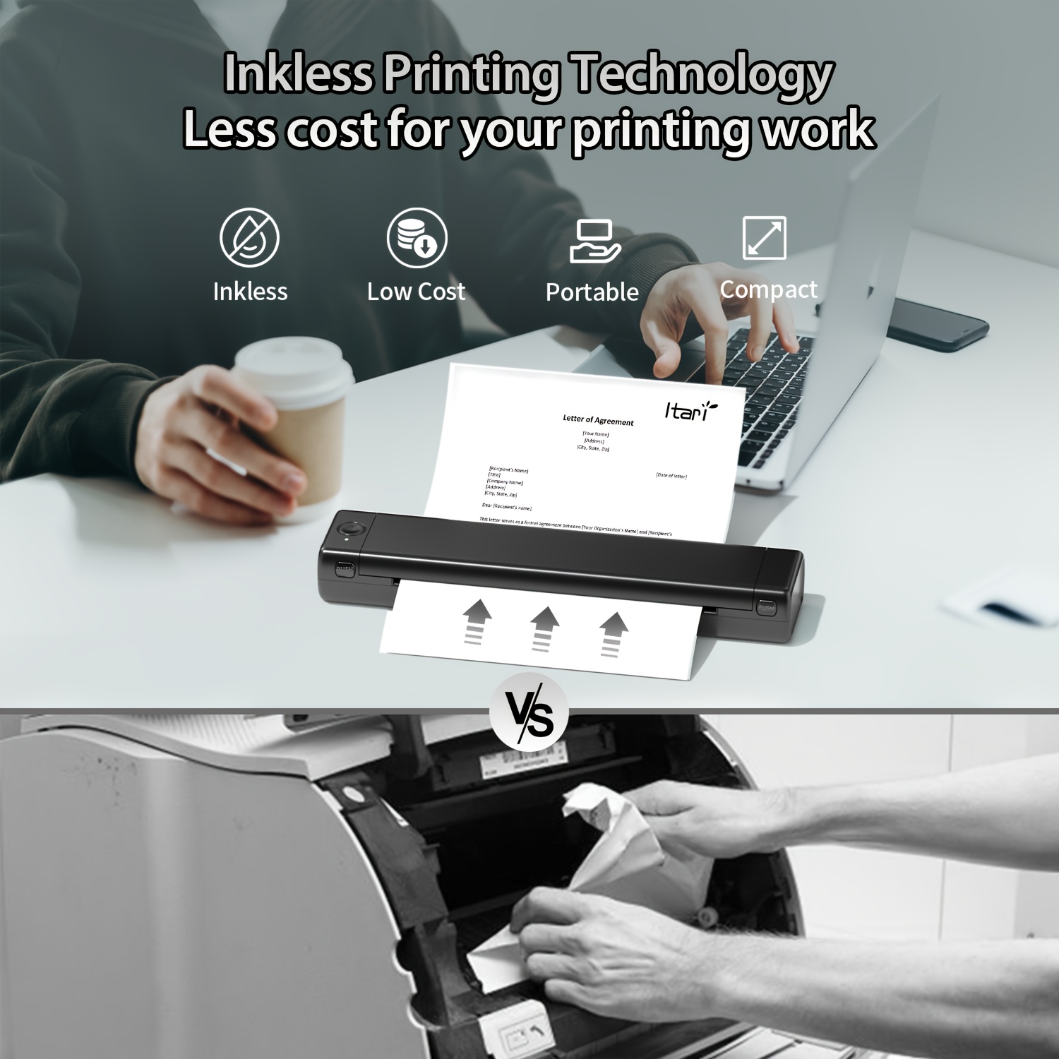 Stampante compatta: stampante piccole dimensioni portatile
