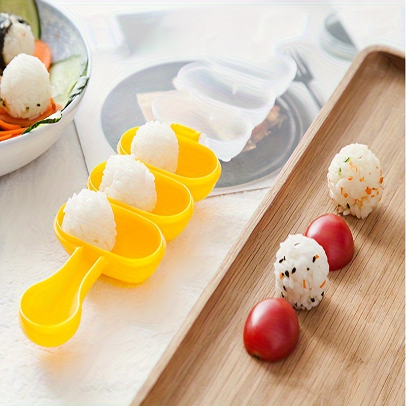 1pc plastic rice ball shaker kids cartoon round rice balls   food contact kitchen gadget home kitchen supplies details 7