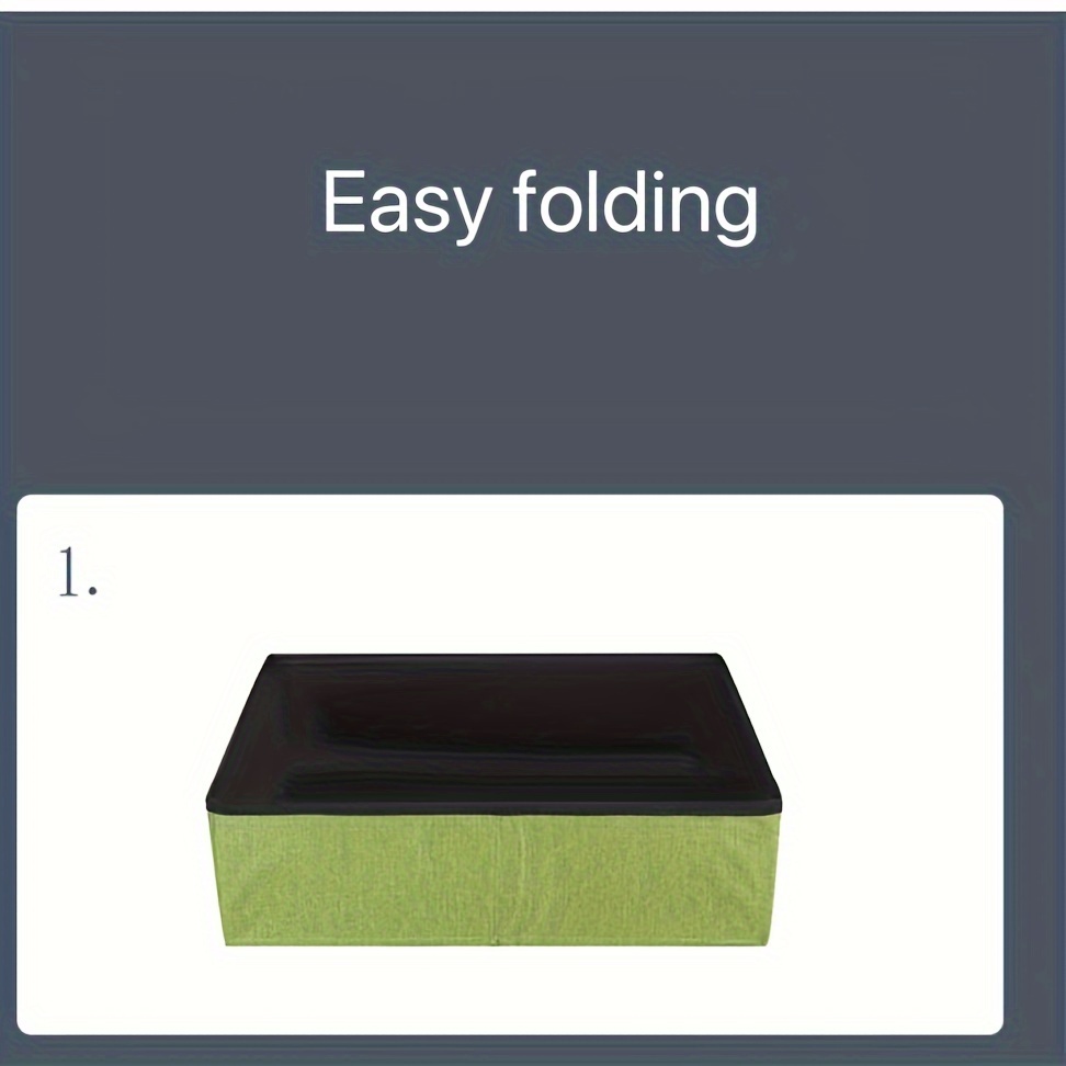 Portable Foldable Cat Litter Box Waterproof Pvc Temu