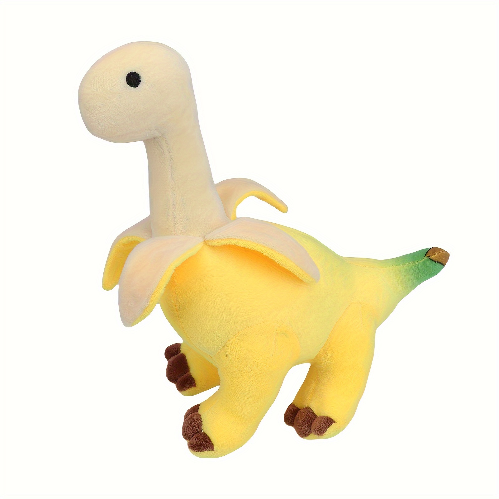 Image of Banana Brontosaurus Plush Toy Fruit Brontosaurus Dinosaur Plush Animal Vitality Dinosaur Simulation Brontosaurus Plush Toy Party Decoration Character Birthday Gift Halloween Gift