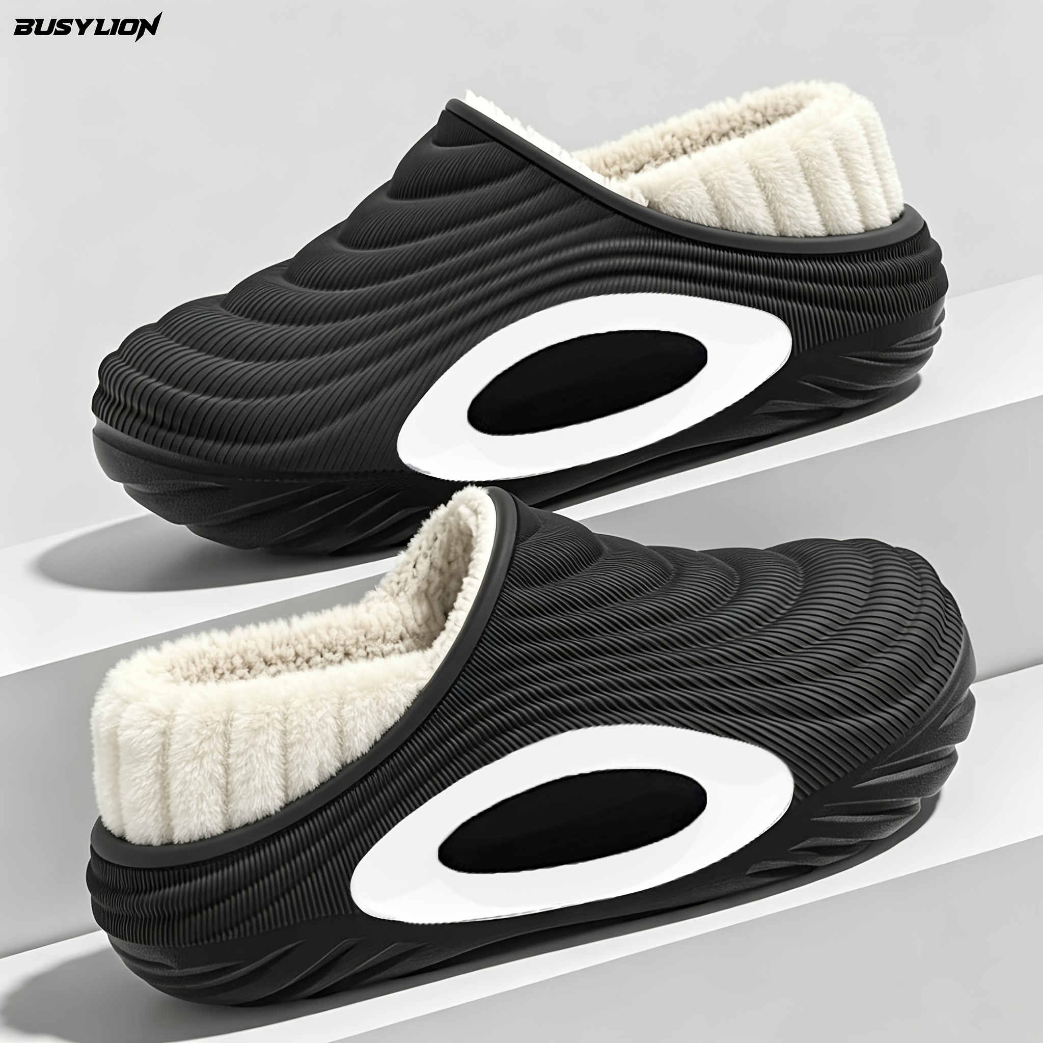 TEMU Pantofole da casa da donna , che avvolgono delicatamente i piedi con un design piatto a suola morbida camminata . Adatte per uso sia interno che