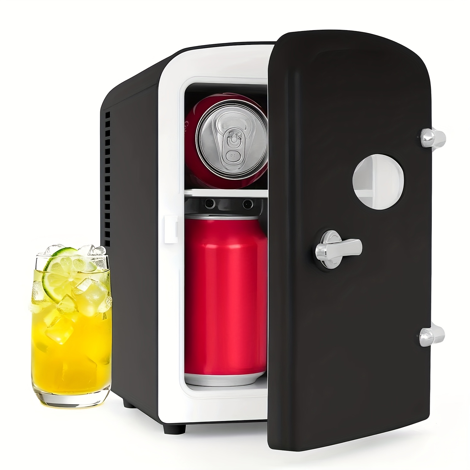 Image of Compact 4-liter Fridge, Convenient For Cooling, Space, Ideal For Home And Travel, Designed With Levels