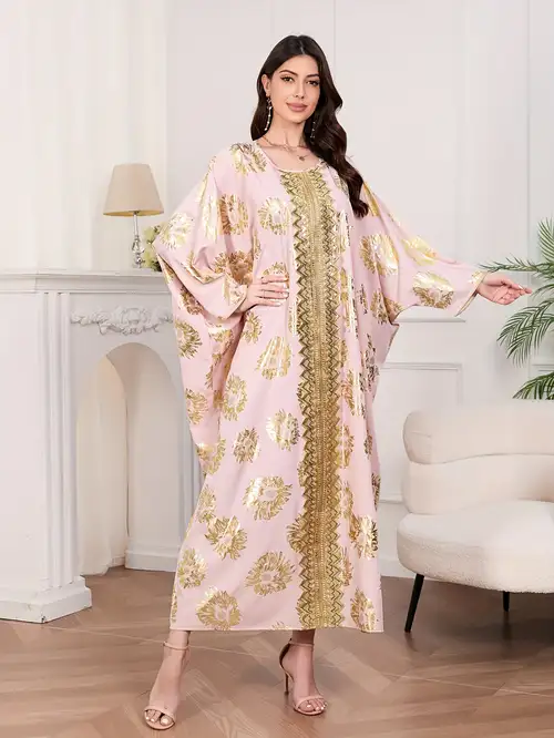 middle eastern women's muslim dress -neck solid party evening gown - women's clothing - Temu middle eastern women's muslim dress -neck solid party evening gown - women's clothing - Temu
