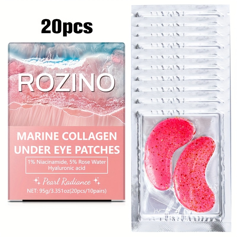 Image of 20pcs Eye Mask, Deep Moisturizing, Firming, Smoothing, Brightening, Skin Around , Around , Eye Care, Suitable For Men And Women