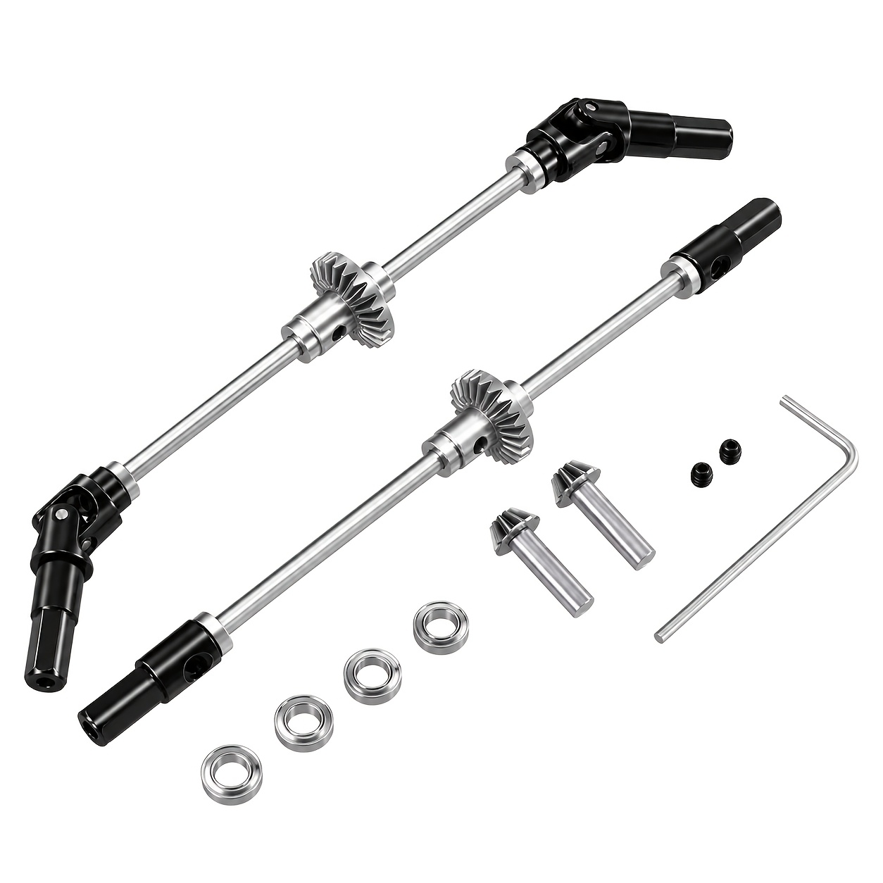 TEMU Mangniu 1/12 Mn78 Mn82 Lc79 Mn99sv2 98v2 Remote Control Front And Rear Axle Upgrade Accessories