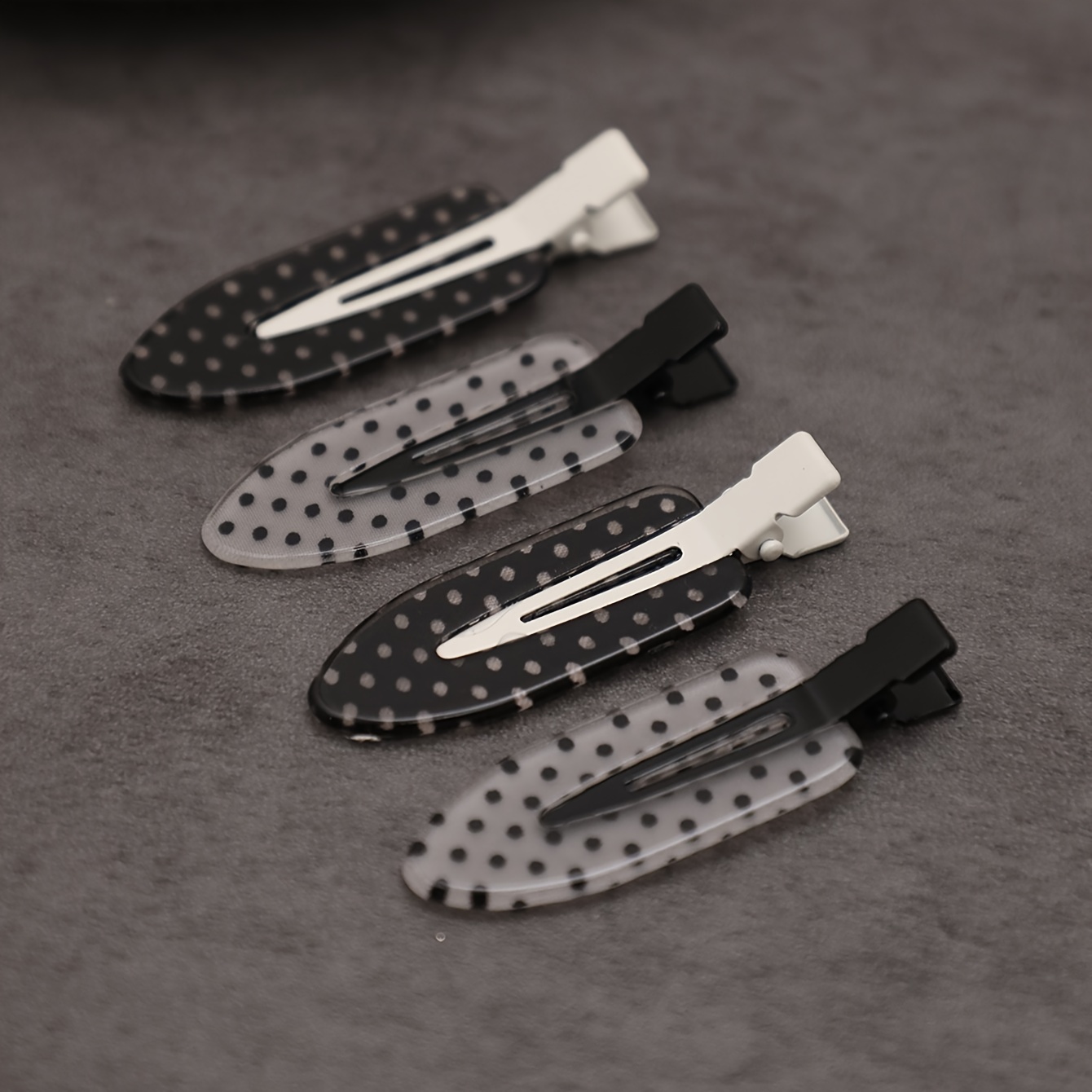 TEMU 4er-Pack Süße Polka Dot Haarnadel Damen Retro Pony Clip Seitliche Haarclip Haarverzierungen