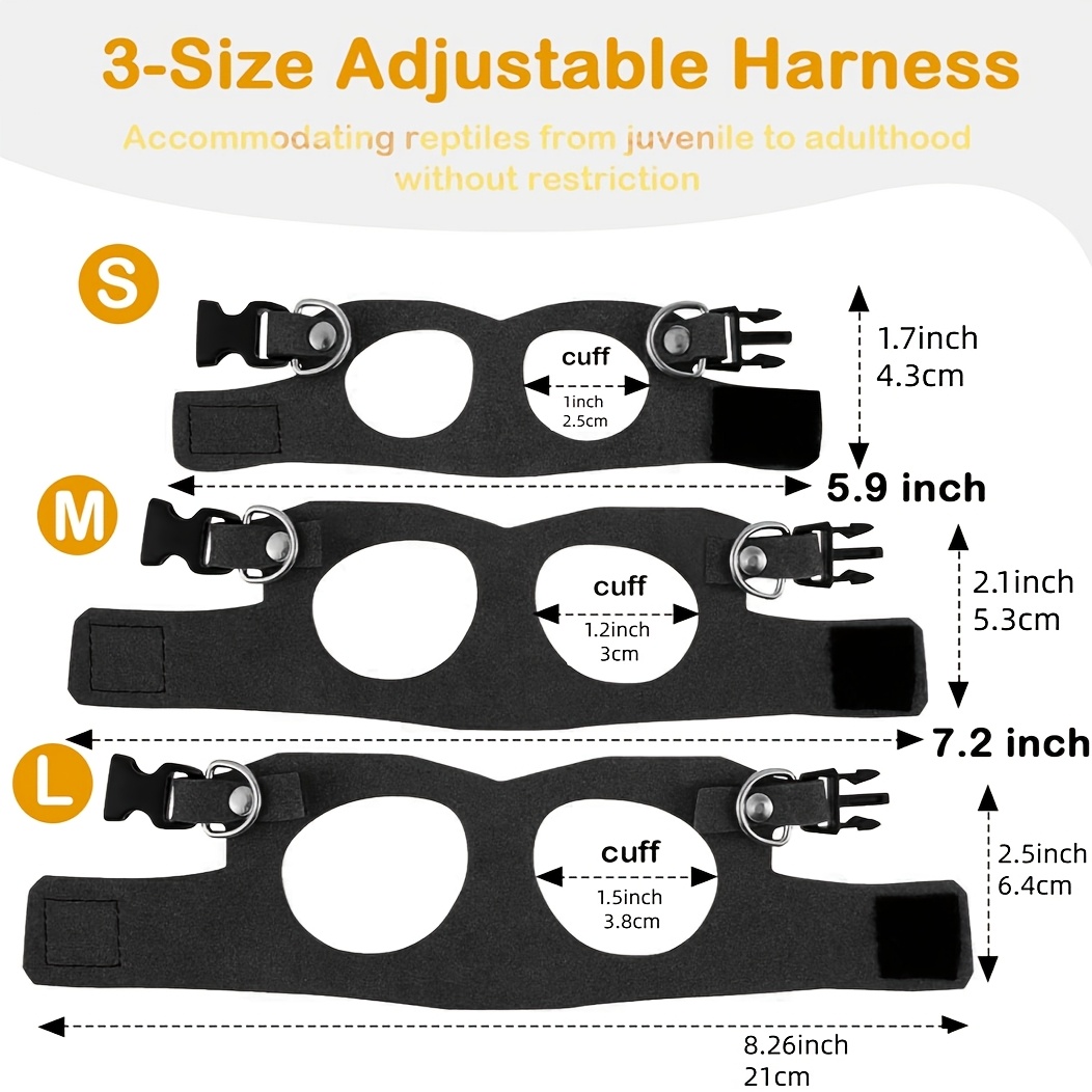 Bearded Dragons Set/Harness And Leash/Walking Your Lizard/Ideal for/Available in 3 Sizes