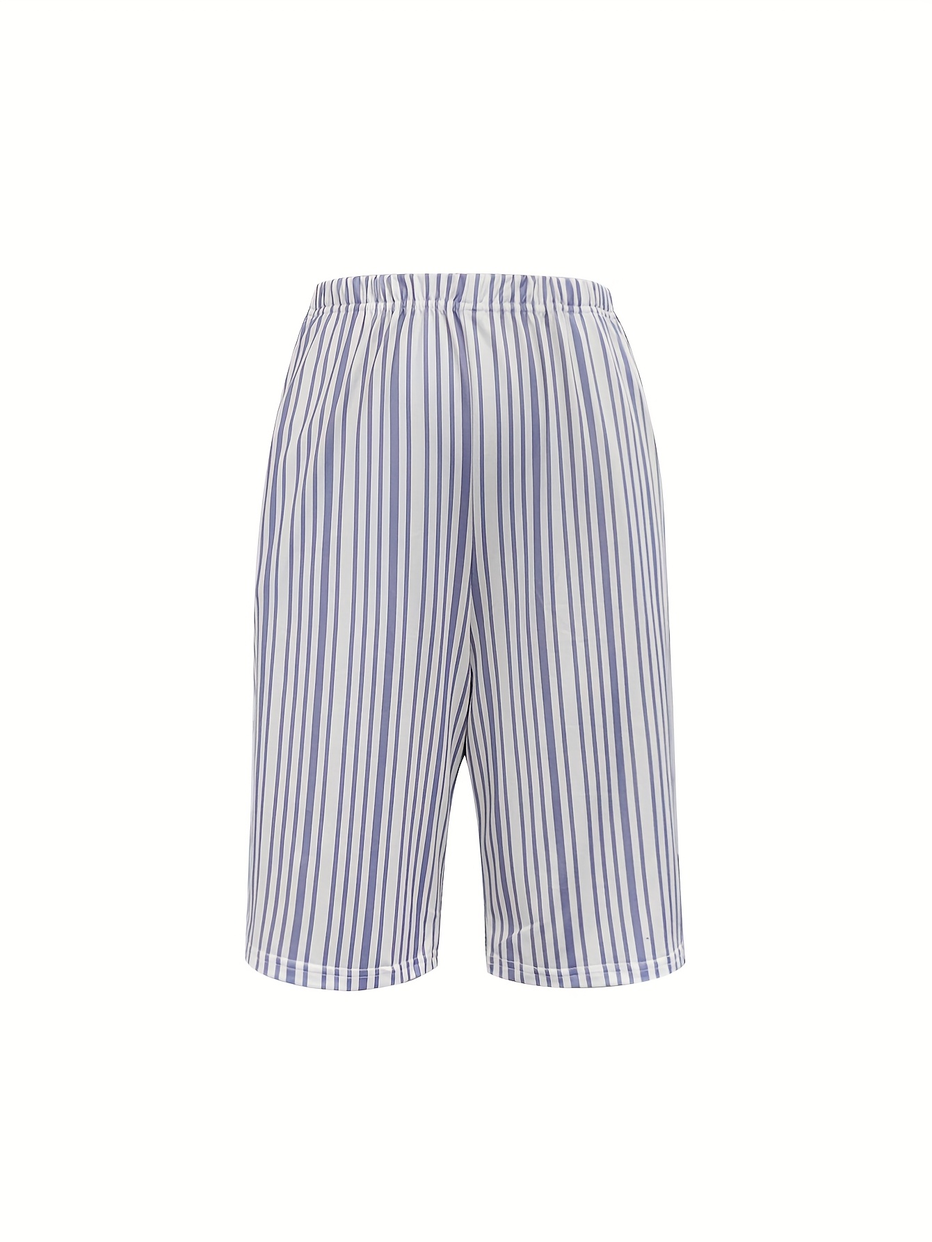 short donna stampa a righe in stile righe Temu Italy