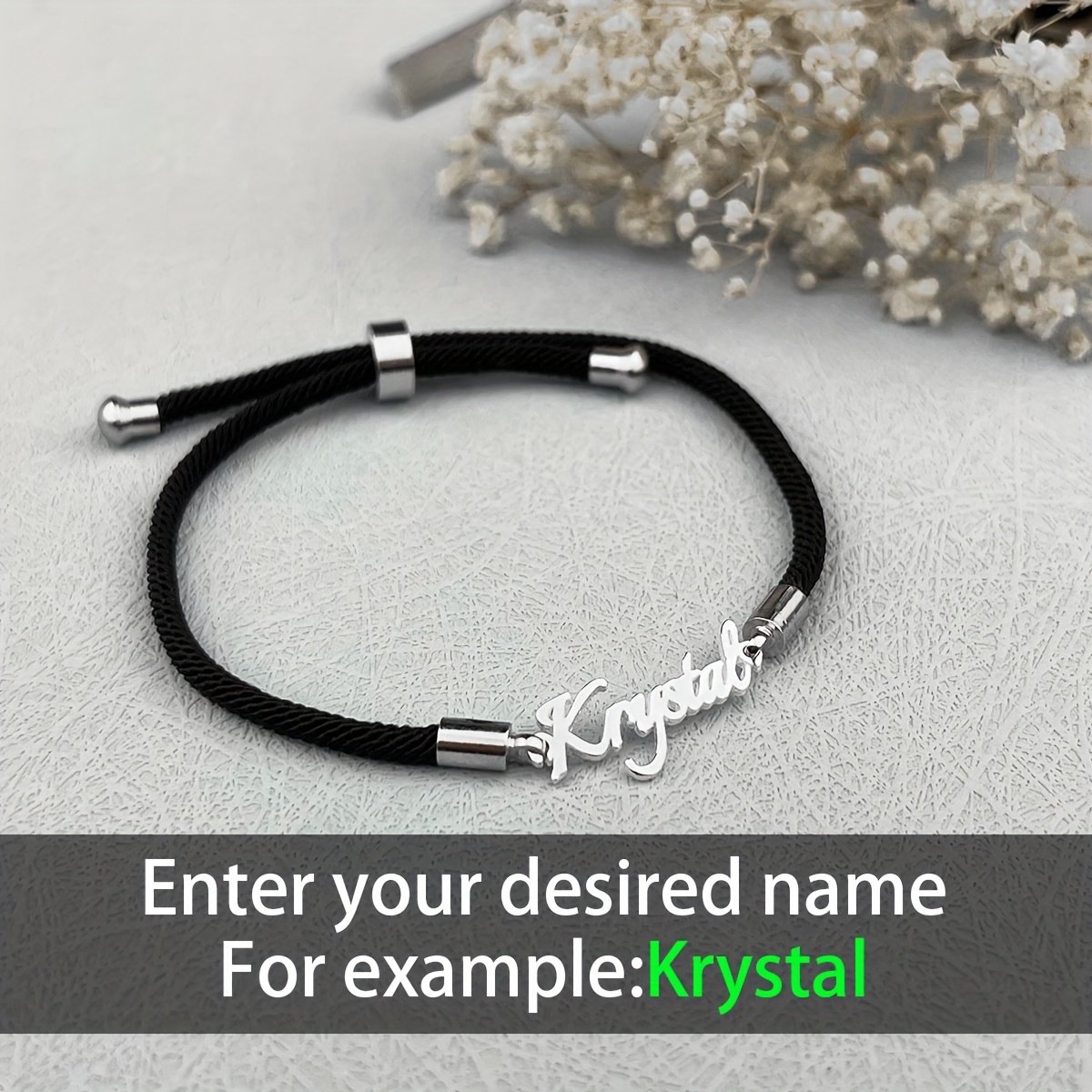 TEMU Braccialetto Personalizzato con - Catena Bohemien Personalizzata, Stile Retr簷, per Tutto l', Regalo Significativo per , Accessorio per Mamme e