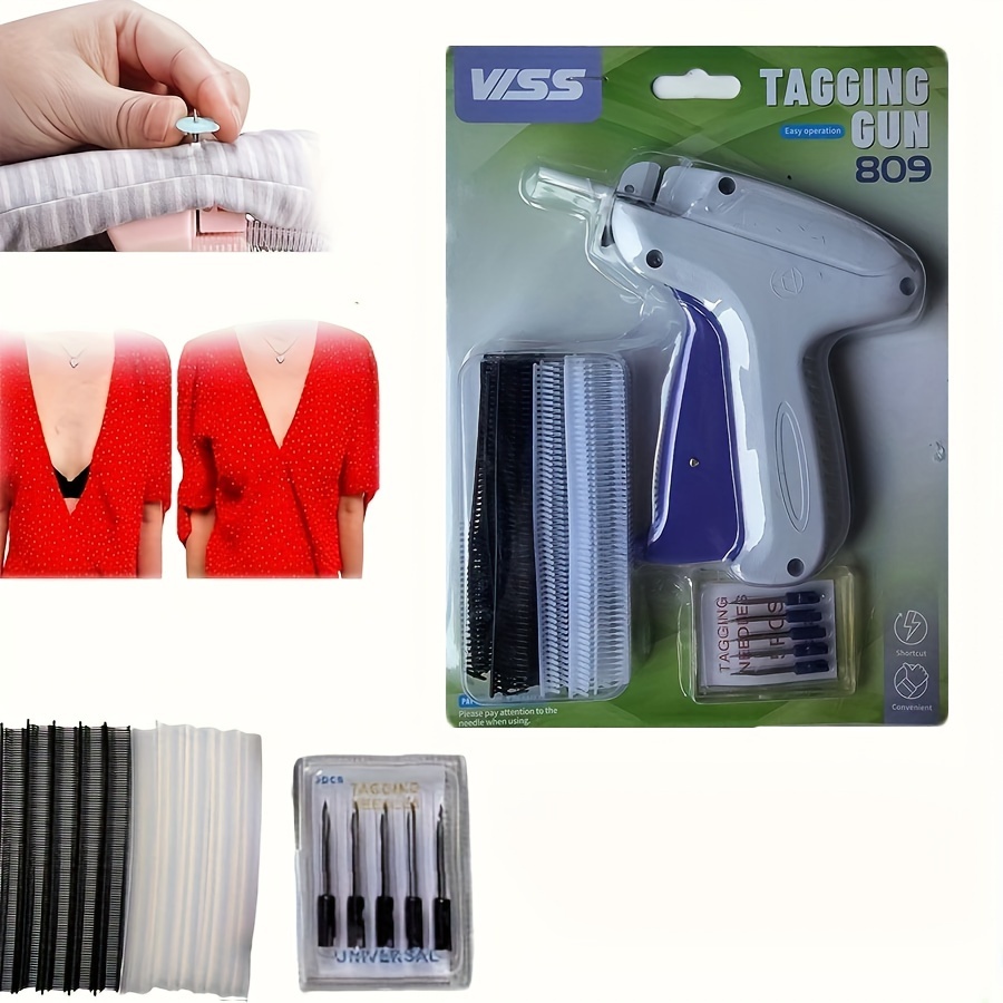 Endxedio Pistolet à micro-points, mini pistolet à ourlet pour vêtements, outil de marquage de point pour vêtements (violet