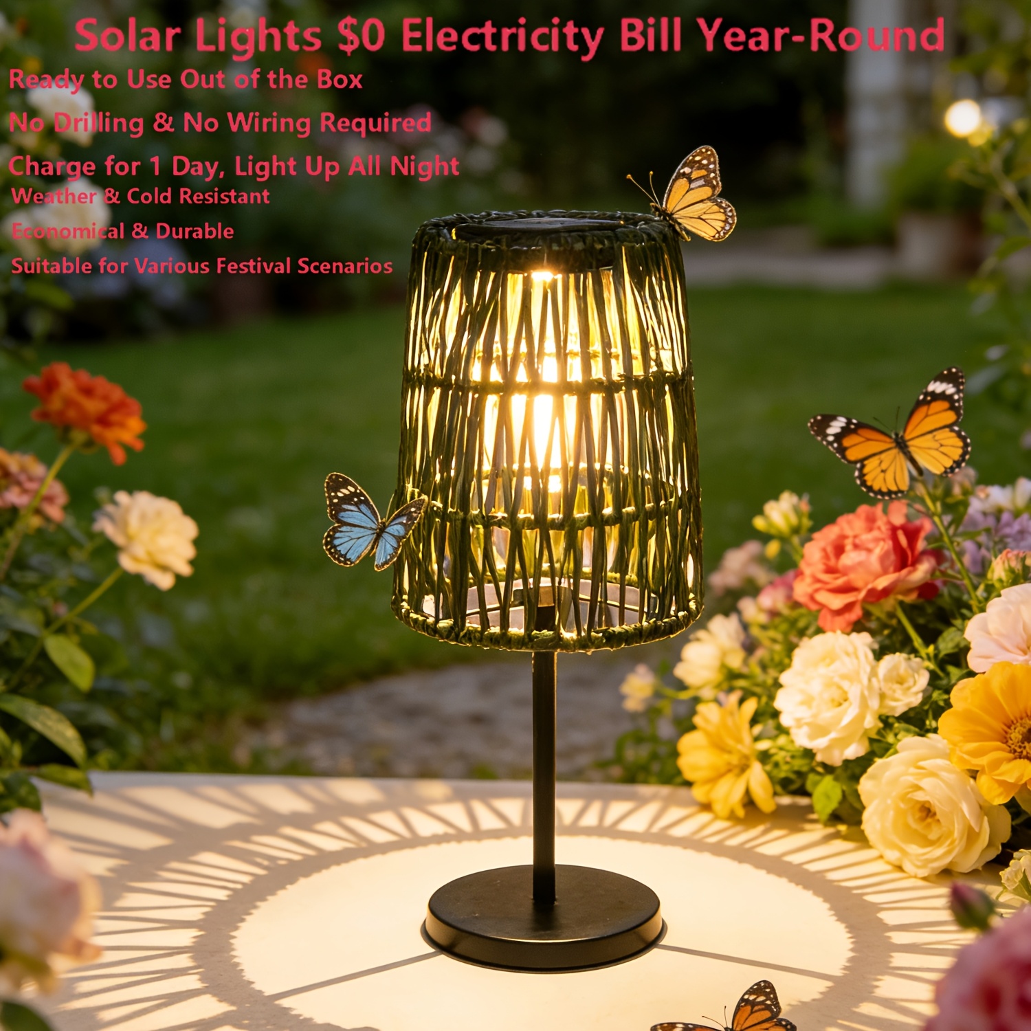 Outdoor Solar Light for Garden Decoration