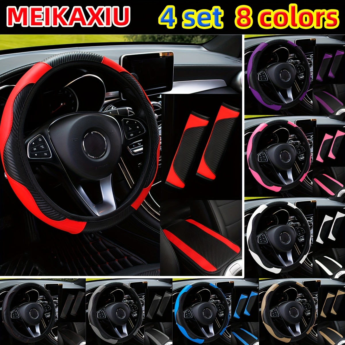 steering wheel cover sold on Temu United States
