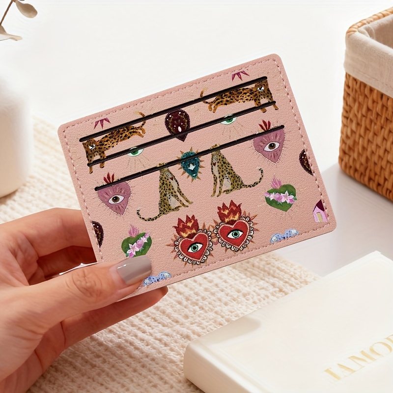 TEMU Slim Ultra-thin 6-card Slot Credit Card Holder, Portable , Unisex Id Card Holder, Portable Multi-card Slot Card Case