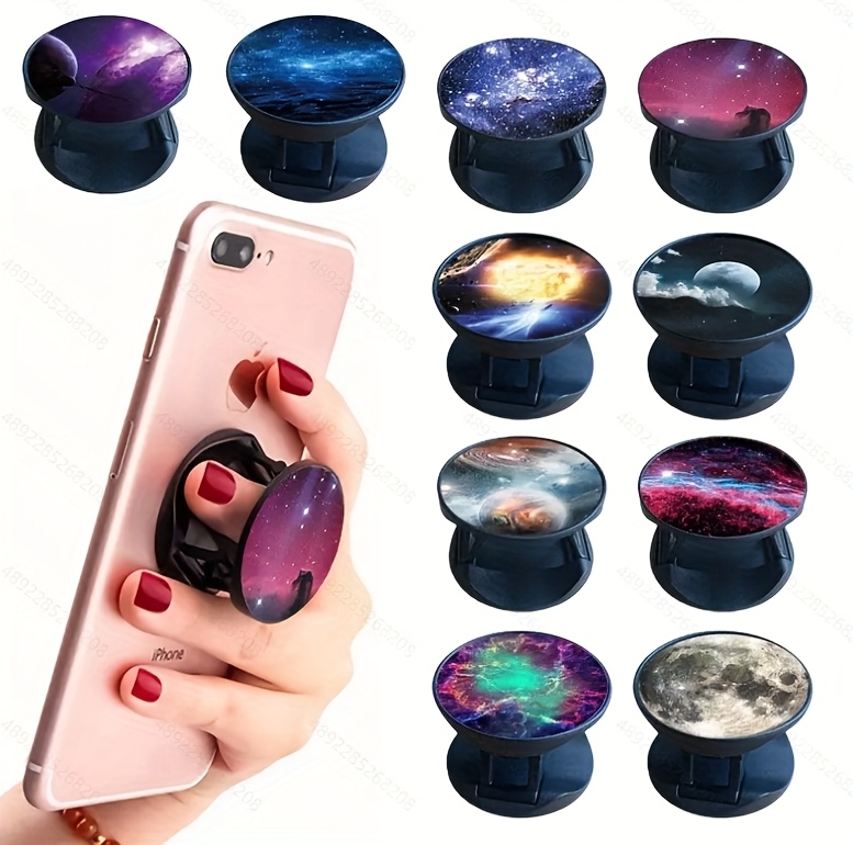 10pcs foldable with unicorn starry night designs round abs