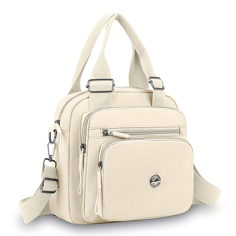 TEMU Women's Crossbody Bag - Large Capacity Adjustable Strap, Multi-functional Backpack, Handbag Top Handle, Convertible Shoulder Bag, Exquisite