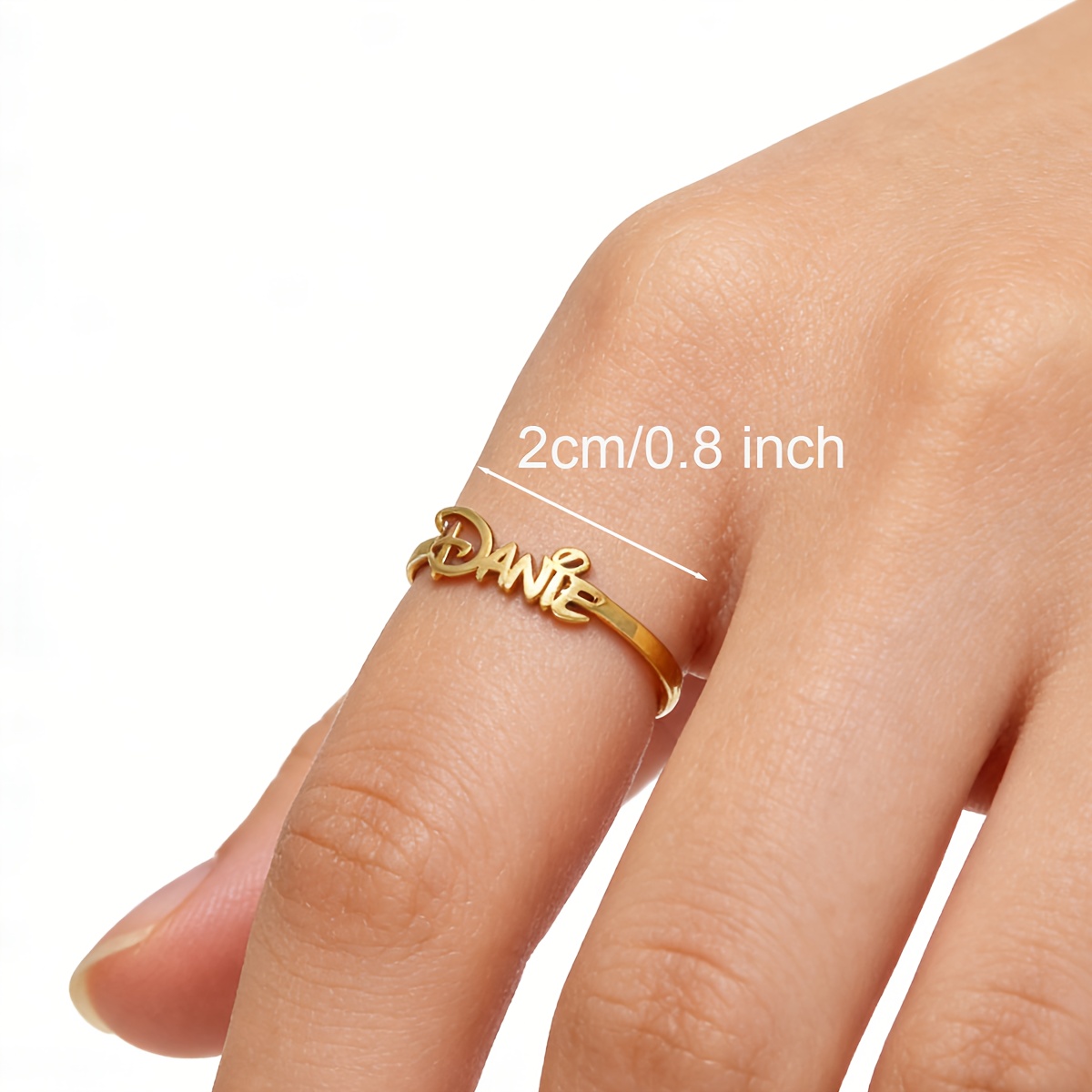 Women's Custom Name Ring - Personalized Initials & Letter Jewelry