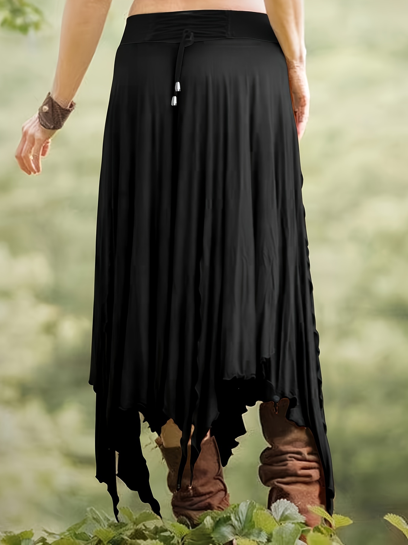 EMERY ROSE Asymmetrical Hem Sleeveless Top & Wide Leg Pants | SHEIN USA - View #9