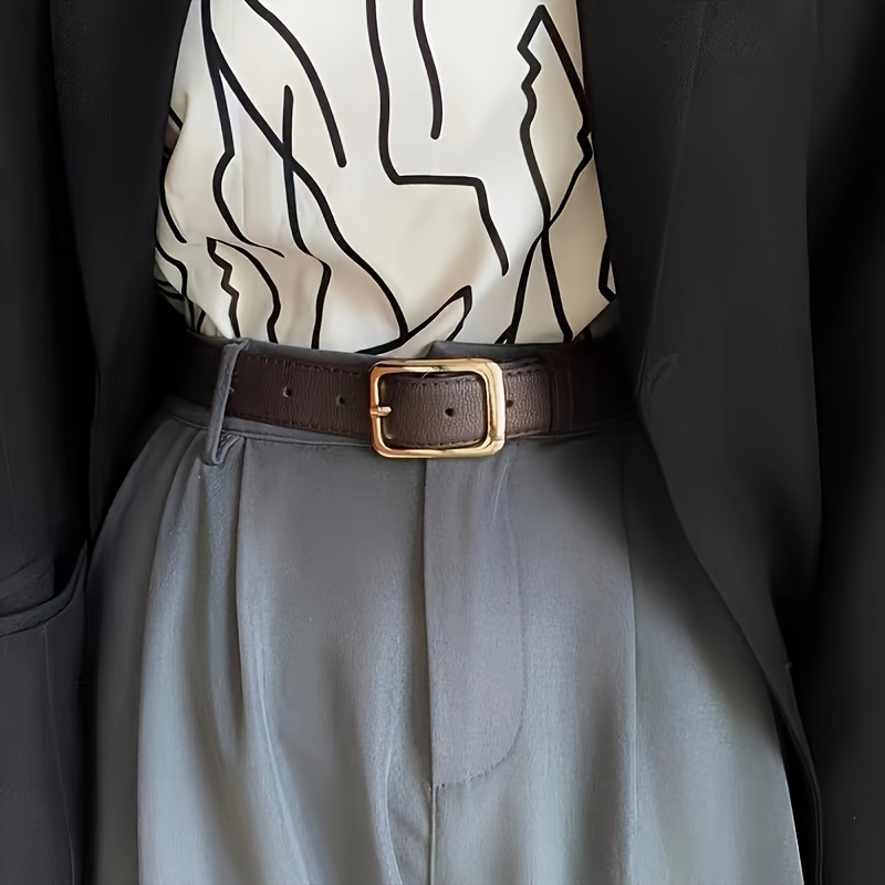 

1 Pack Of Belt For Women In , Summer Student Simple And Suit Jeans Korean Version Decorative Belt