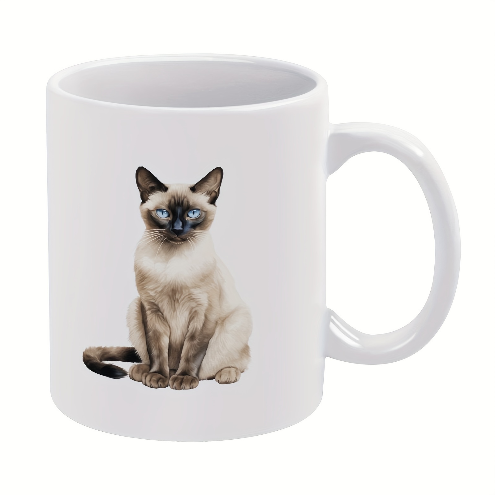 

1 tasse 11oz/330ml, tasse à café, chat moelleux, cadeau pour les amis, les sœurs, les collègues, la famille, les buveurs de café, les propriétaires, tasse en céramique cadeau de vacances