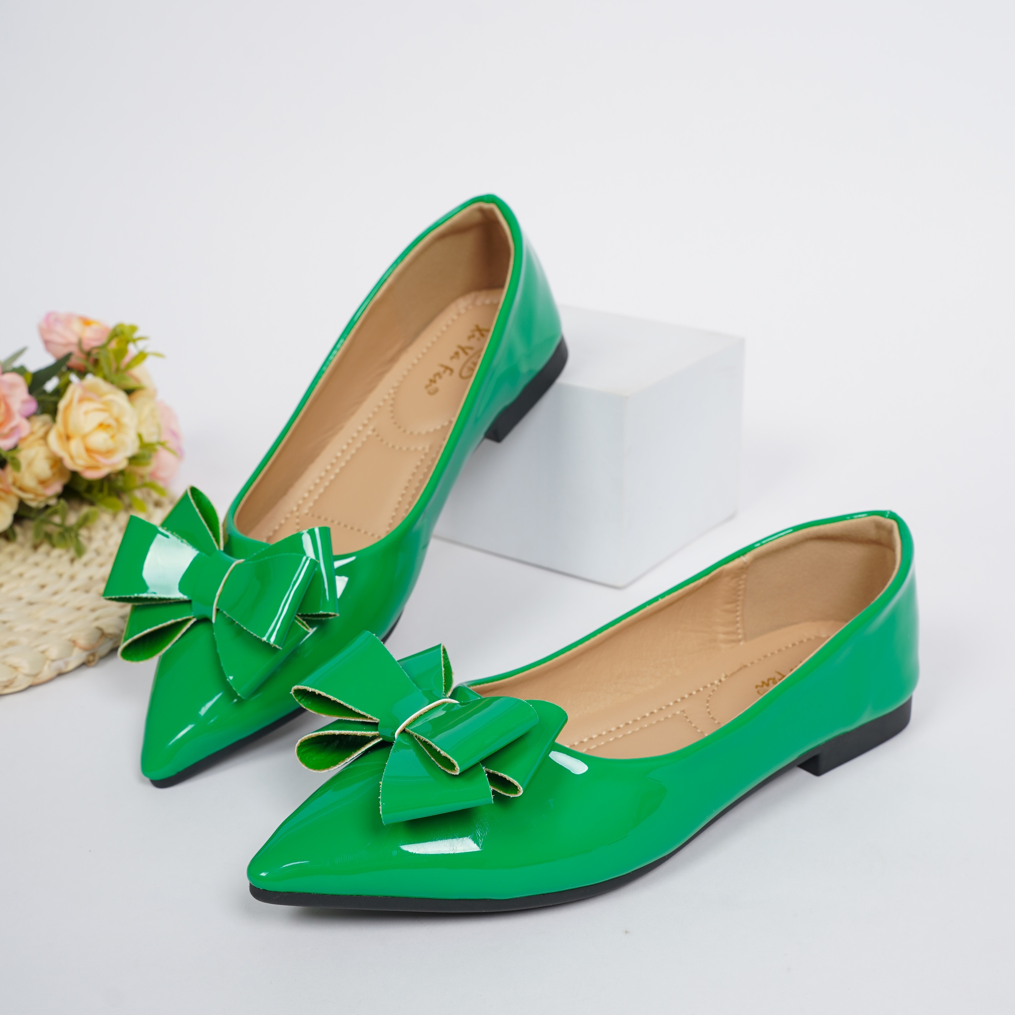 elegantes zapatos verdes mujer Temu Chile
