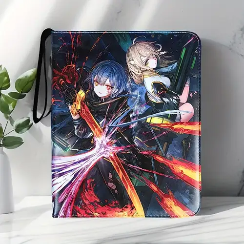 9-pocket card binder, holds 900 cards, anime pattern card album, portable zipper loose-leaf card collection book, compatible with tcg, sports and gaming trading cards | Check Out Today's Deals Now | Temu Bahrain 9-pocket card binder, holds 900 cards, anime pattern card album, portable zipper loose-leaf card collection book, compatible with tcg, sports and gaming trading cards | Check Out Today's Deals Now | Temu Bahrain