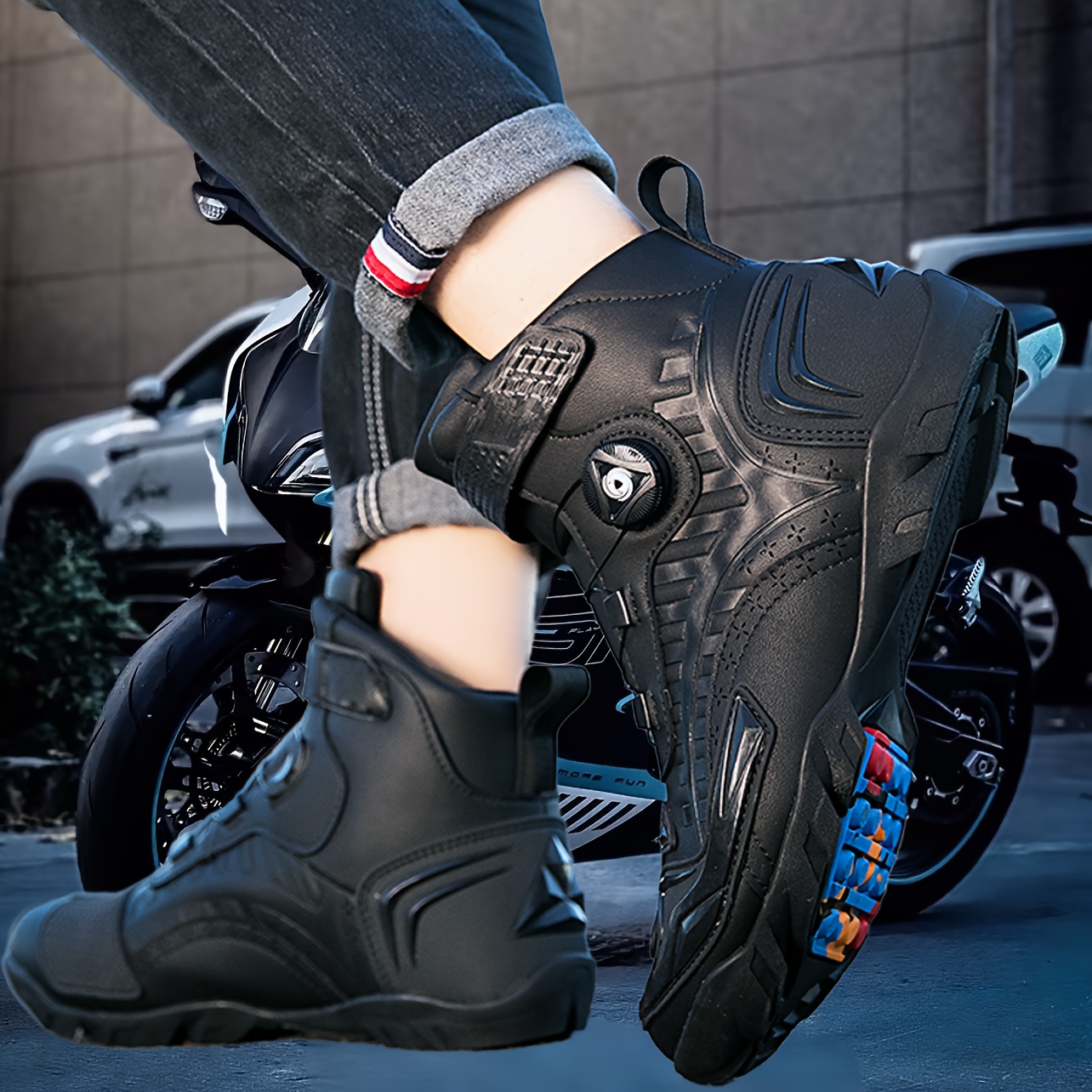 botas motocicleta hombre mujer calidad Temu Spain