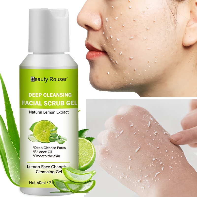 deep cleansing scrub gel containing lemon aloe vera lavender - Temu Saudi  Arabia