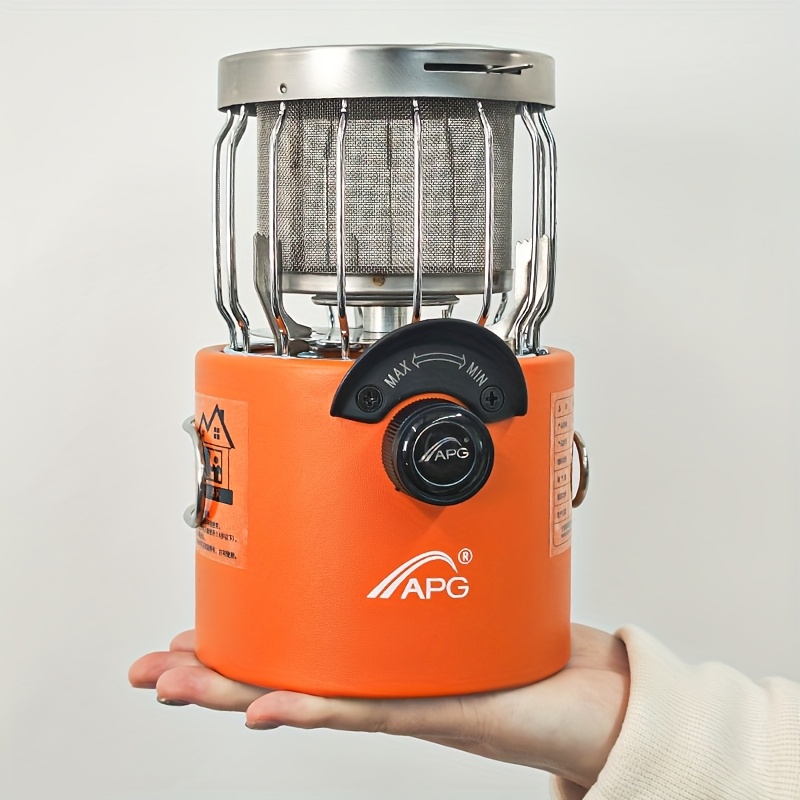 TEMU 2-in-1 Portable Propane Heater And Stove By Flamefailure Safety - A Compact, Bpa-free For Outdoor Cooking Featuring Temperature Control, Perfect For Camping, Hiking