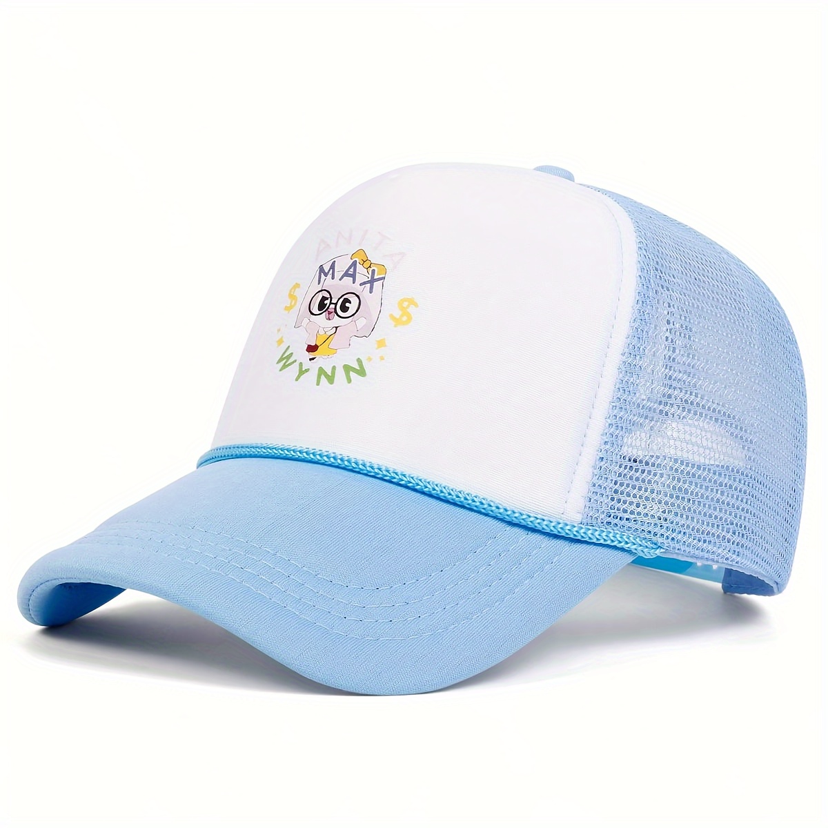 Image of A Stylish And Unique Women's And ' Wynn Baseball Cap, Featuring A Five-, Perfect For Outdoor. This Adjustable Casual Hat Is Ideal For Spring And Autumn , Travel, And Beach Vacations