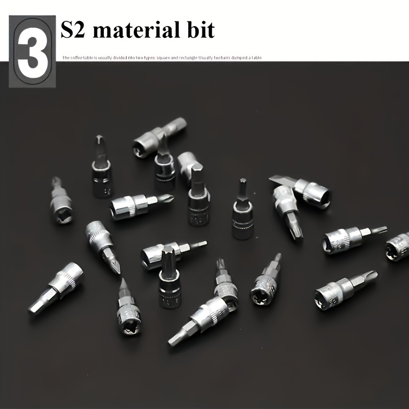 46pc ratchet wrench with socket metric and extension rod suitable for car repair and engineering kit storage box details 9