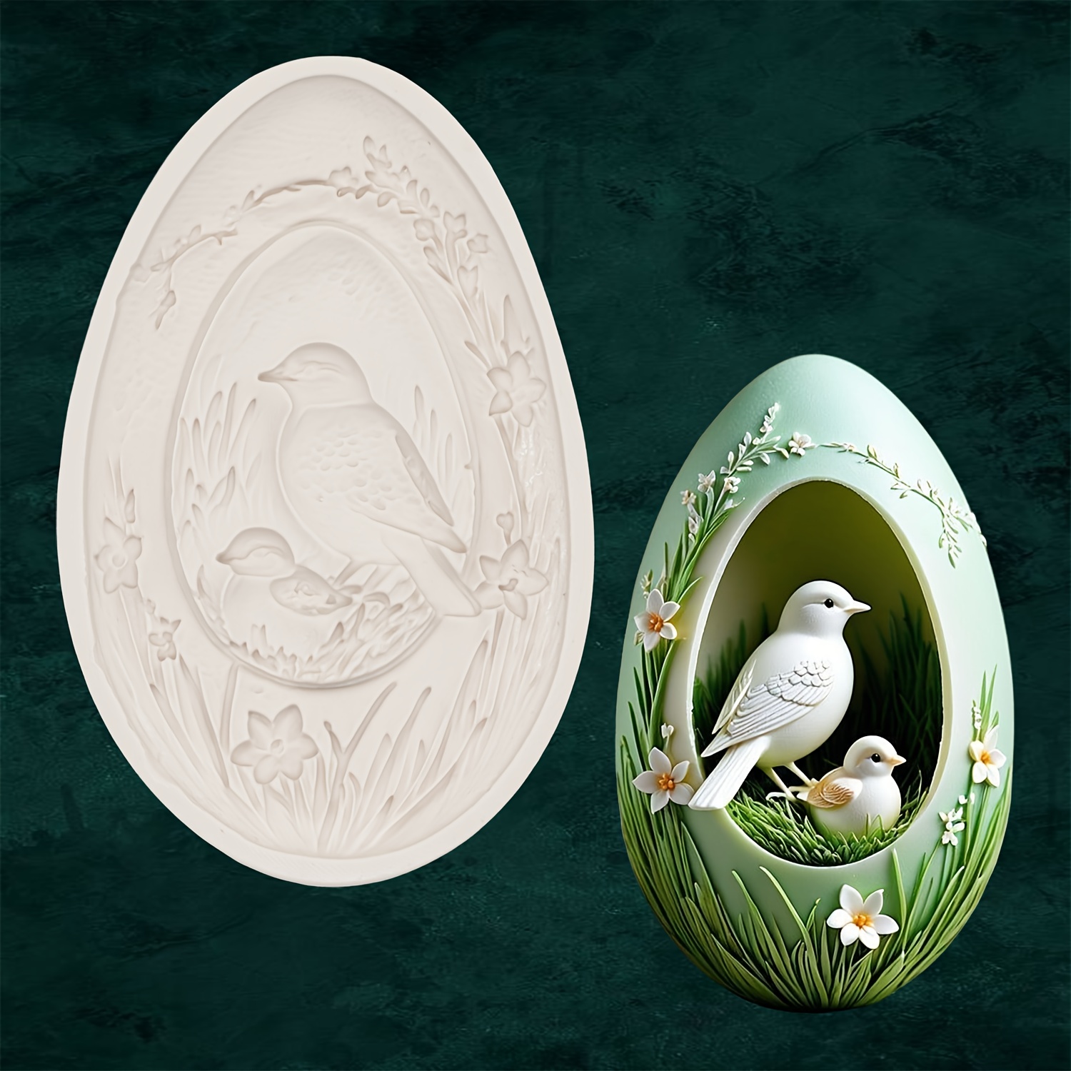 

And Egg Set For Fondant, , , Embellishments – Christmas & Easter Molds For Decorations, Epoxy ,