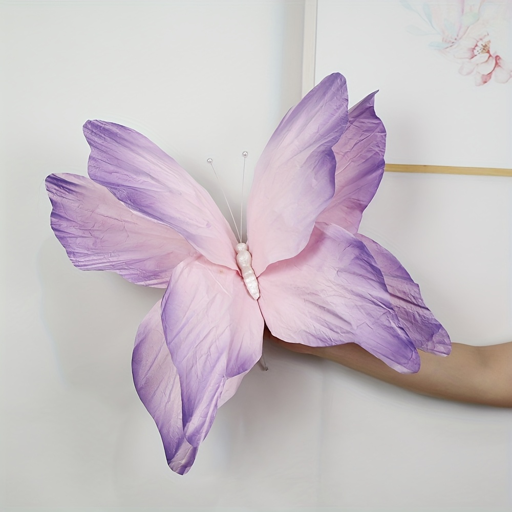 TEMU 2pcs 30cm Paper Artificial Wedding Background Decoration Studio Photography Photo Props Home Courtyard Garden Dress Up Simulation Flower