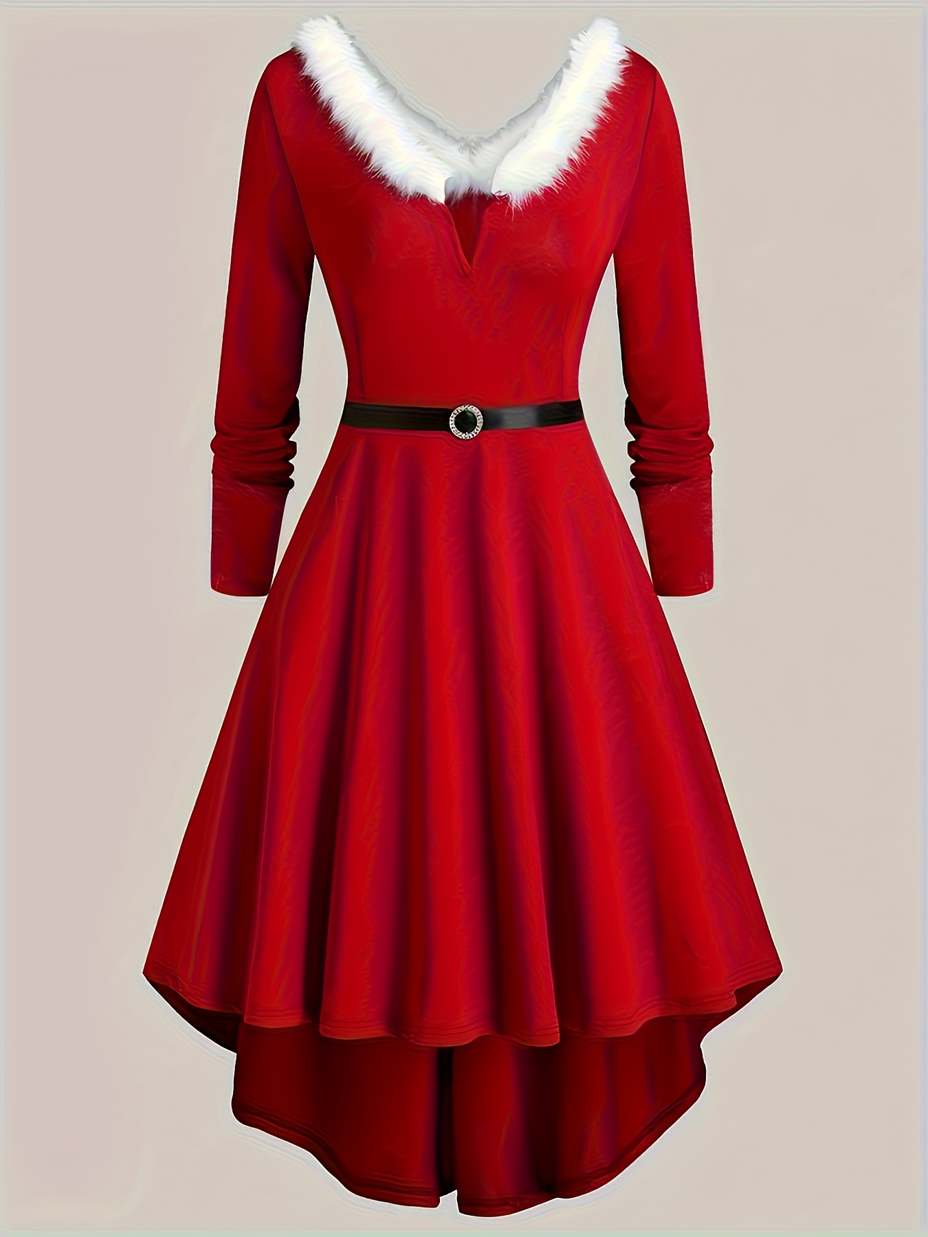 green emerald velvet dress Zapaka Women Burgundy Velvet Long Formal Dress with Sleeves Boat Neck Sheath Holiday Party Dress with Slit, Burgundy / US26W main image 1