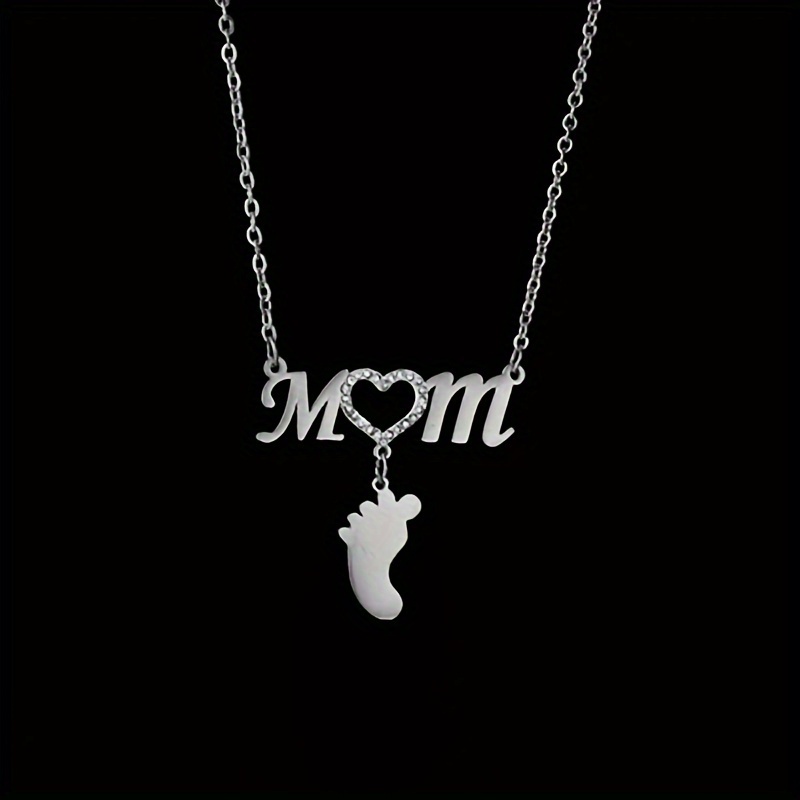 Personalized Family Name Stainless Steel Pendant Necklace