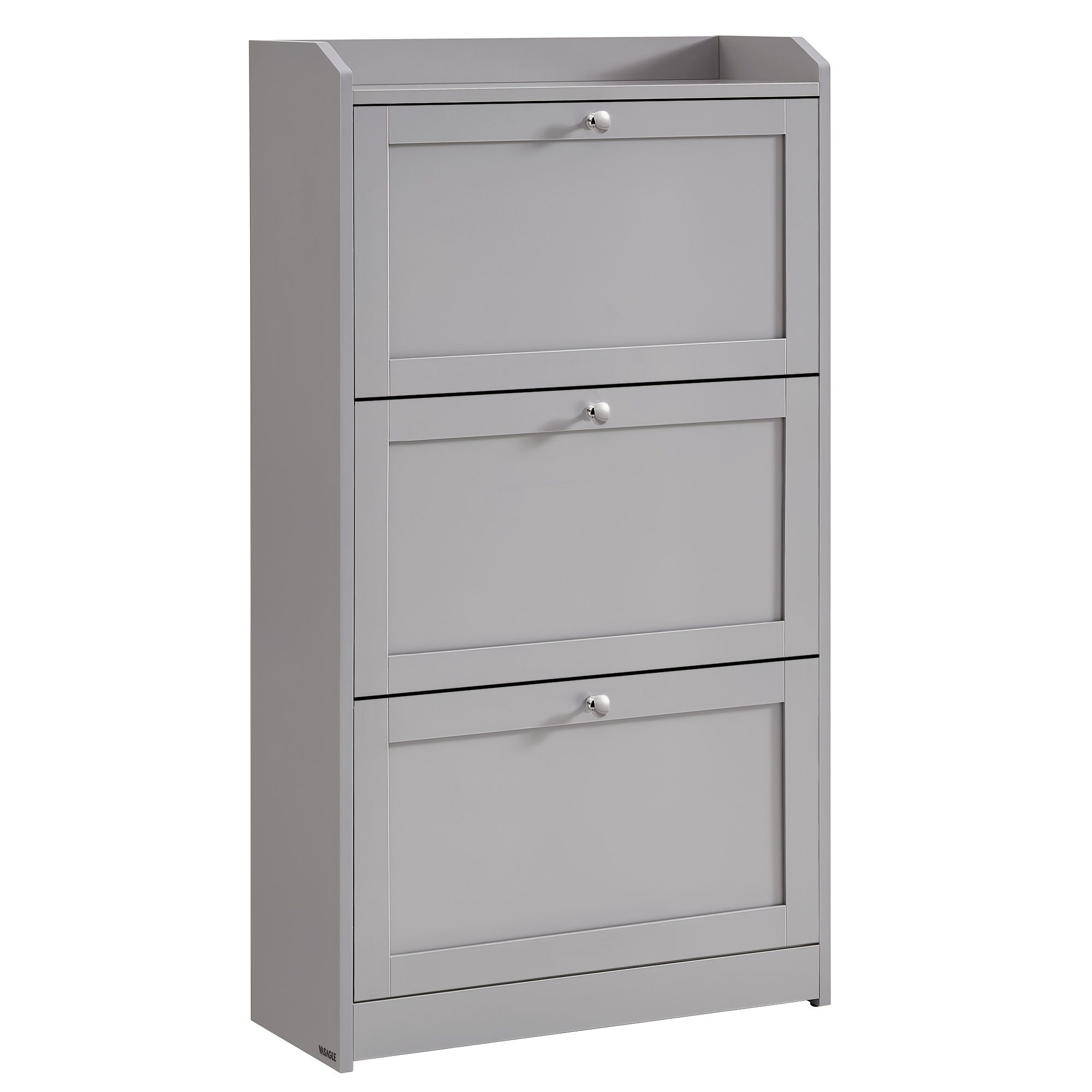 Entryway Shoe Cabinet With 3 Flip Drawers, Decorative Entryway Storage Organizer With Adjustable Removable Dividers, Shoe And Boot Storage Cabinet To 18 Pairs Of Shoes, Ideal Hallway Storage Furniture
