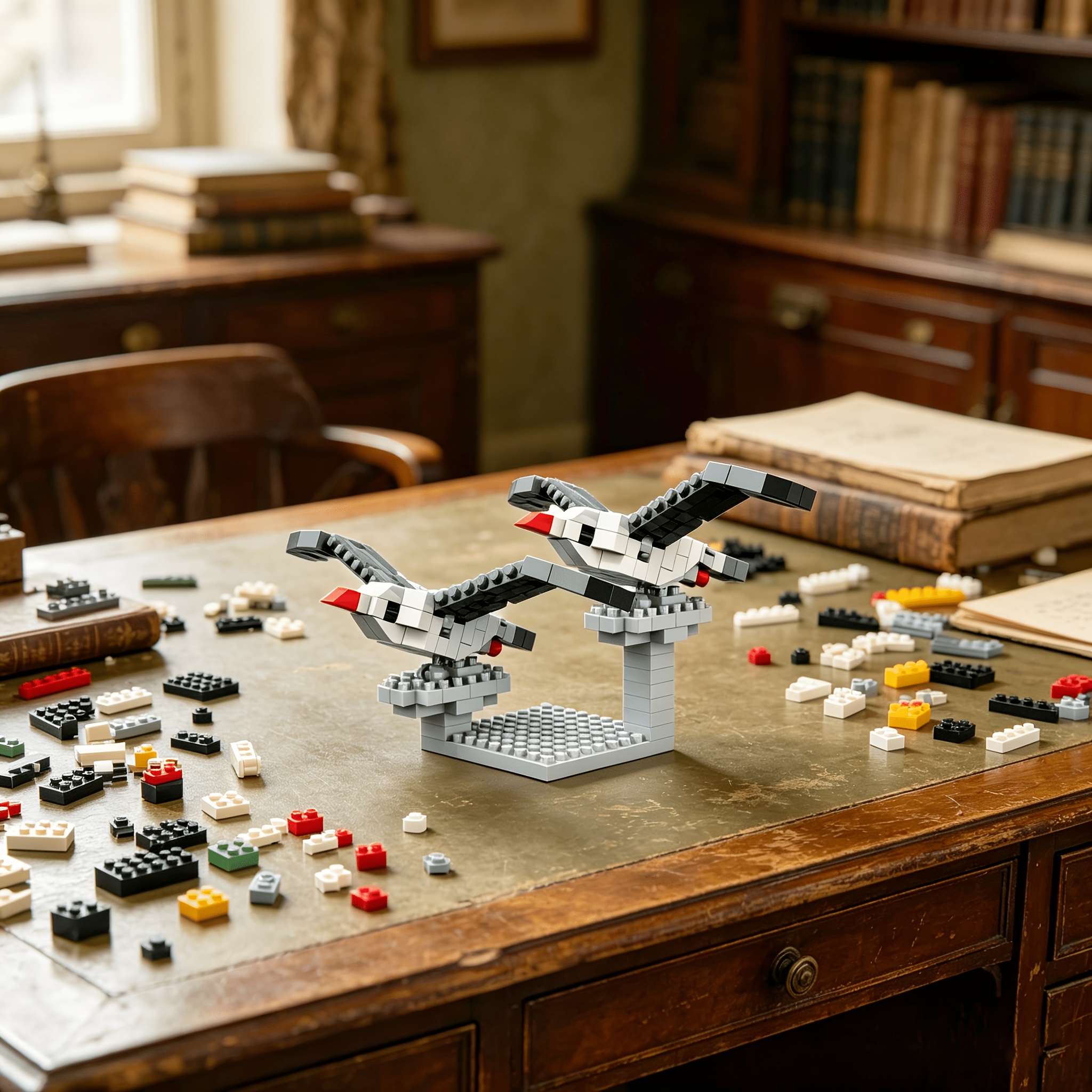 Handmade DIY Building Block Toy, Flying Bird Series