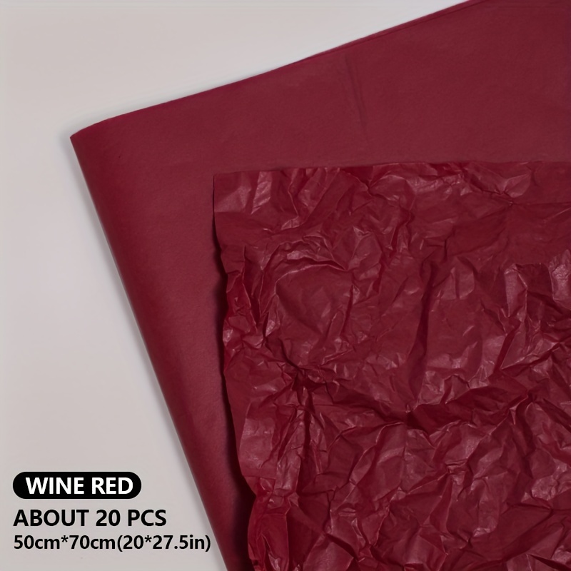 E-shop 20 Blätter, Großes Geschenkpapier, Halbtransparentes Weiches Papier, Blumenstrauß-Einlagepapier, Blumenstrauß-Verpackungspapier,