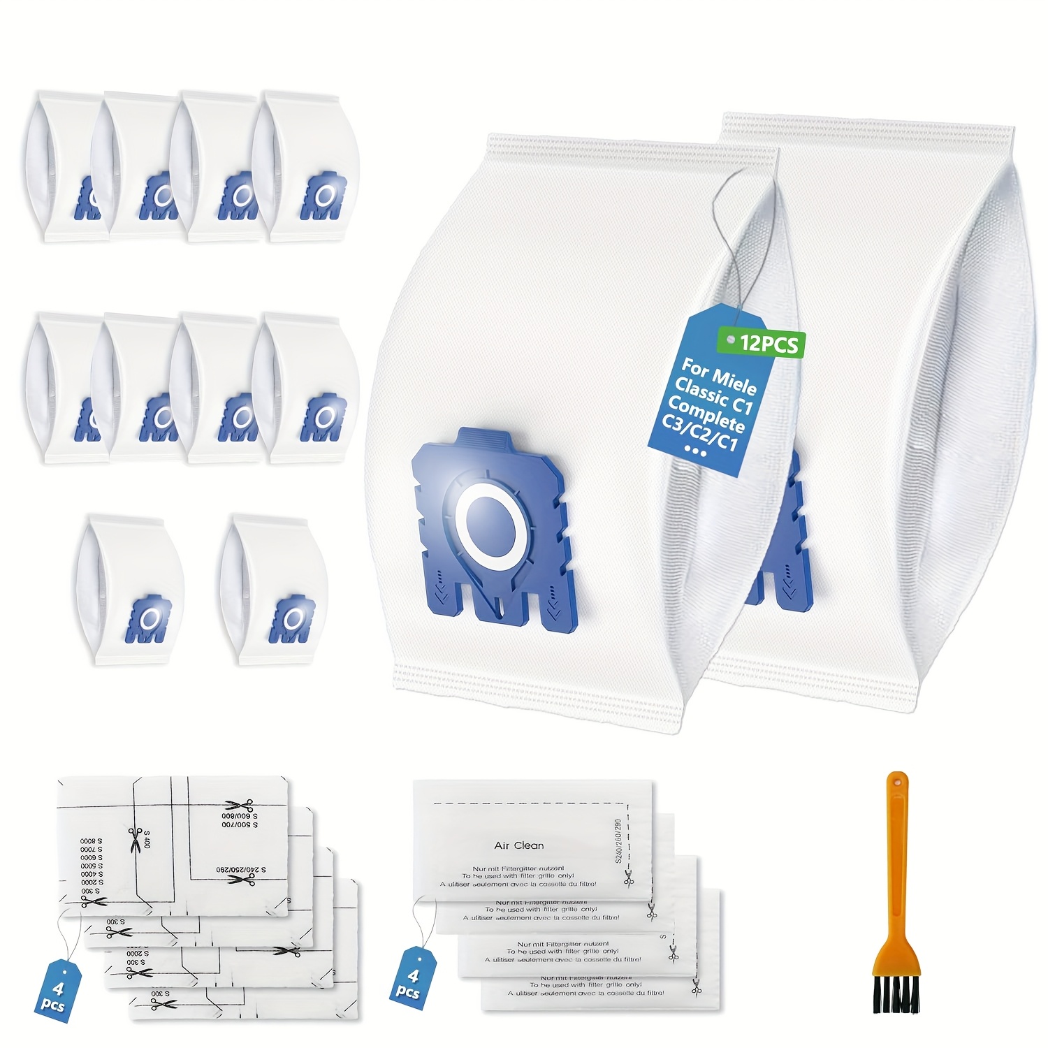 Airclean 3d Miele Hyclean 3d Efficiency Vacuum Cleaner Dustbags