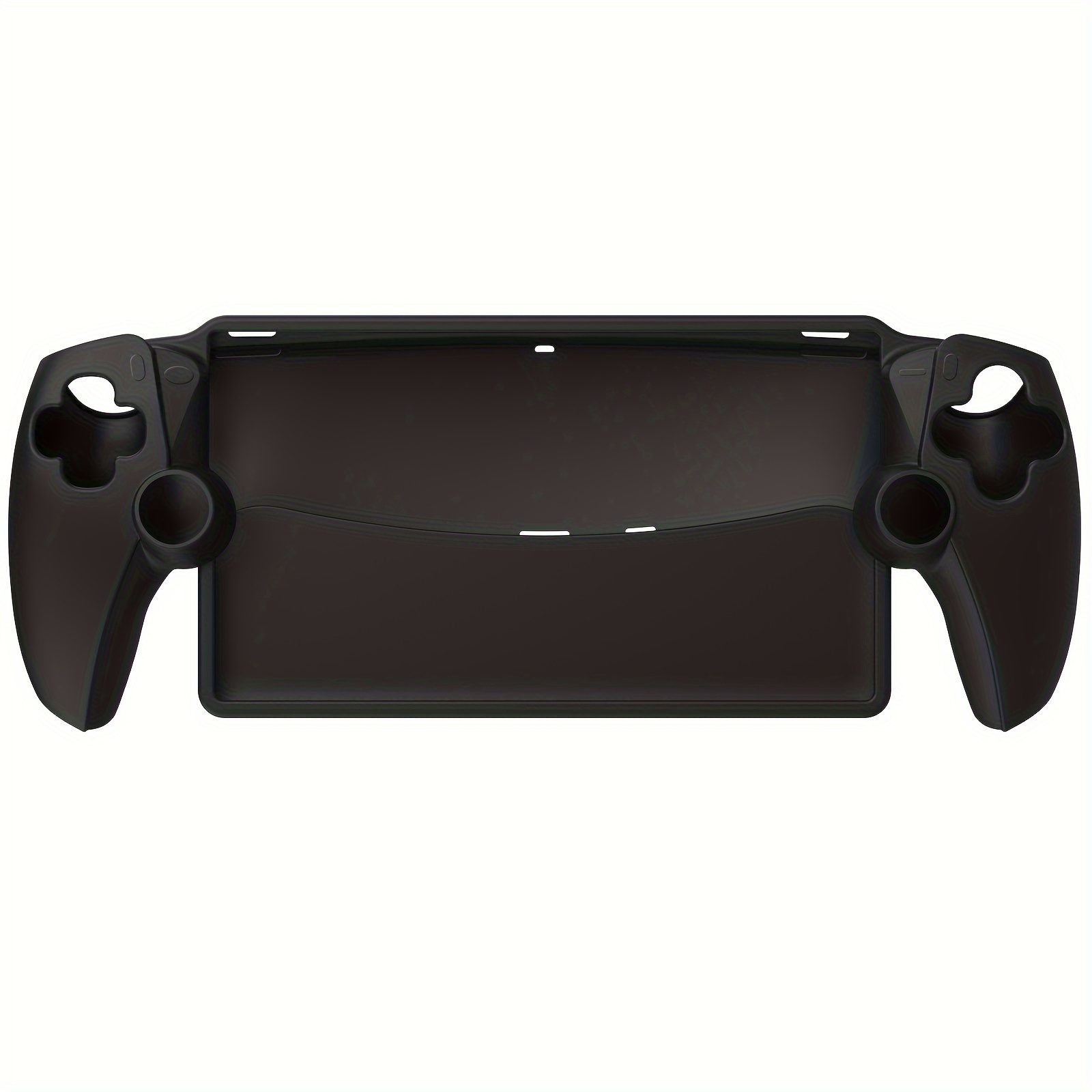 for Sony Playstation Portal Case Silicone Shock-Absorption Anti-Fingerprint  Scratch Resistant Cover Case for Playstation Portal - Black