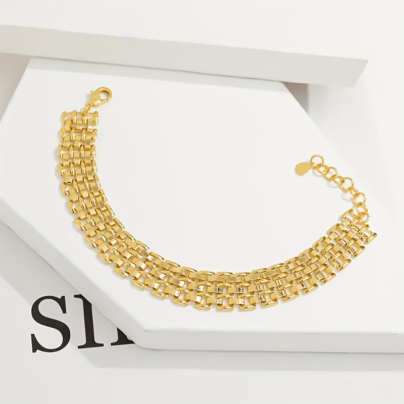 TEMU Luxurious, High-end, Versatile For Daily Wear, Delicate, Elegant, Bracelet With A Retro, Grand And Style