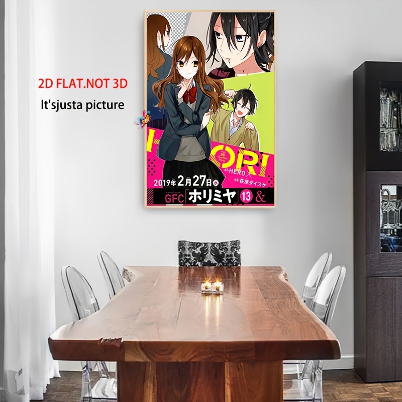 TEMU 2d Flat, 2d Flat, A 2d Flat Canvas Poster Of And , Perfect For A Bedroom, Study, Living Room, Or