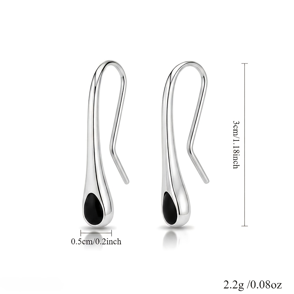 Stone With Ear Hook Earrings