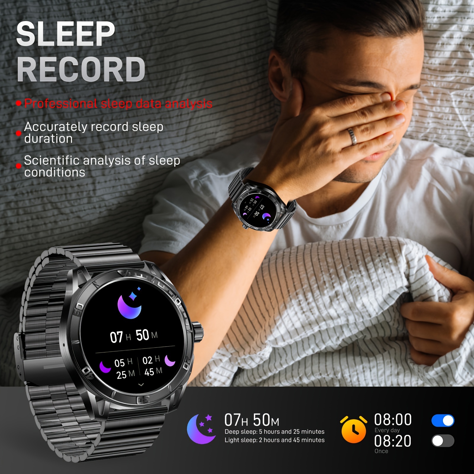Eigiis Wireless Call Smart Watch Hd Full Touch Screen - Temu United Arab  Emirates